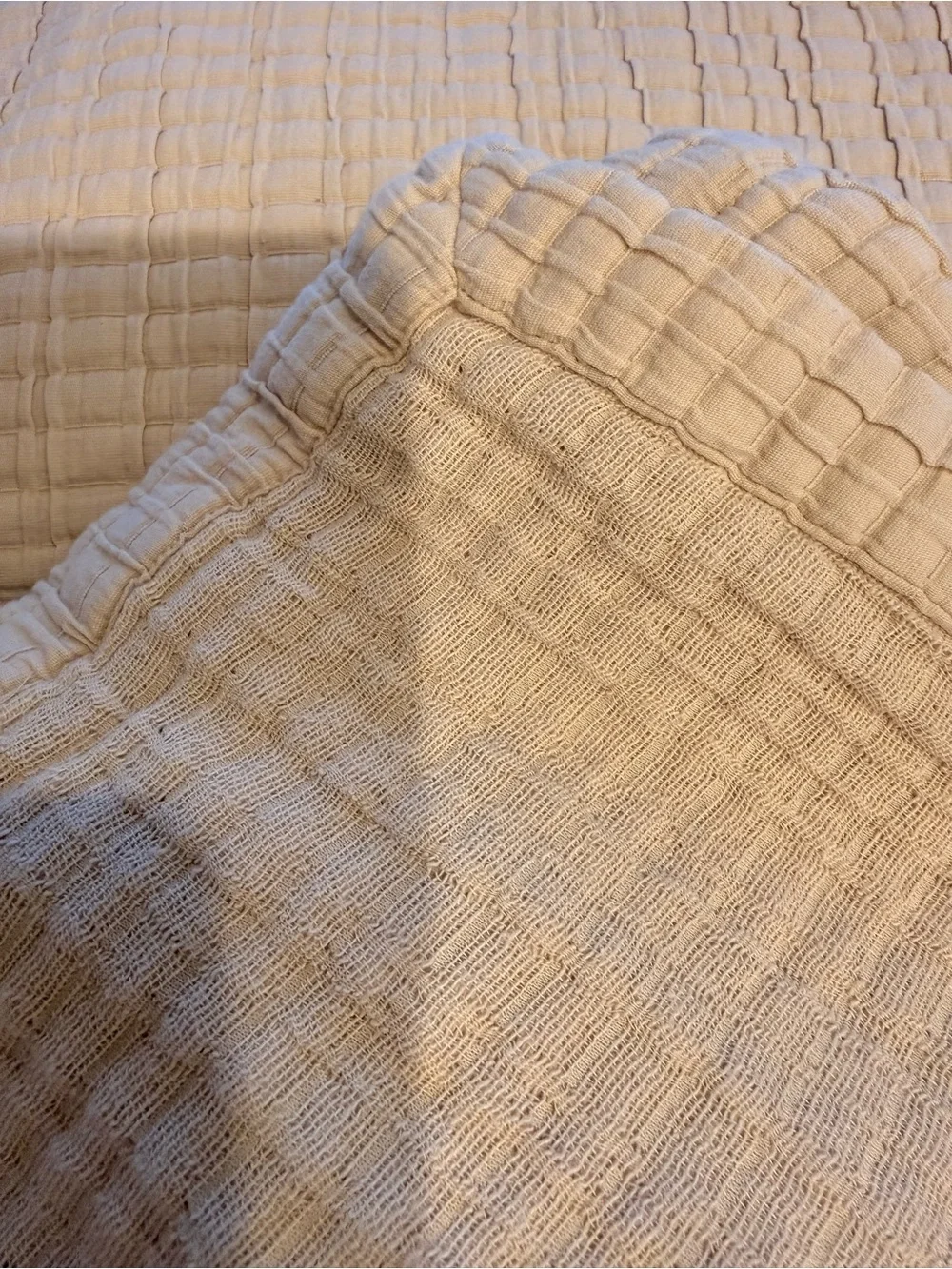 Quince Organic Ribbed Cotton Coverlet